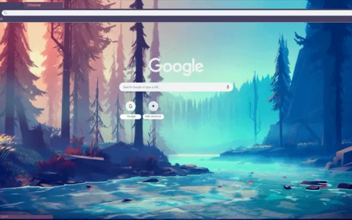 The River Among Trees  from Chrome web store to be run with OffiDocs Chromium online