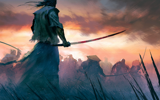 The Samurai  from Chrome web store to be run with OffiDocs Chromium online