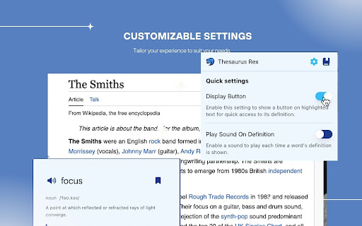 Thesaurus Rex: Dictionary at a Click  from Chrome web store to be run with OffiDocs Chromium online
