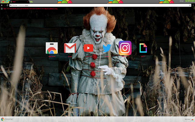 The Scary Clown Pennywise | It (2017 film)  from Chrome web store to be run with OffiDocs Chromium online