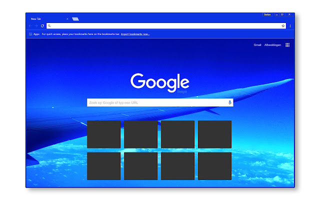 The Sky is Blue Theme  from Chrome web store to be run with OffiDocs Chromium online