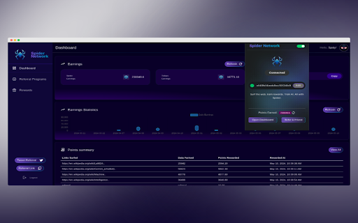 The Spider  from Chrome web store to be run with OffiDocs Chromium online
