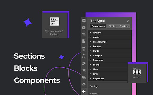 TheSprkl  from Chrome web store to be run with OffiDocs Chromium online