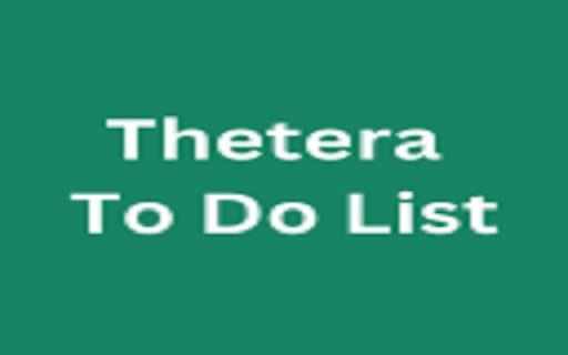 Thetera To Do List  from Chrome web store to be run with OffiDocs Chromium online