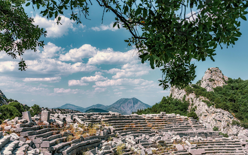 The Termessos Theater in Antalya, Turkey  from Chrome web store to be run with OffiDocs Chromium online