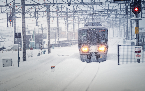 The train leaves the station  from Chrome web store to be run with OffiDocs Chromium online