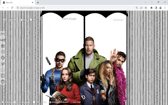 The Umbrella Academy Wallpaper  from Chrome web store to be run with OffiDocs Chromium online