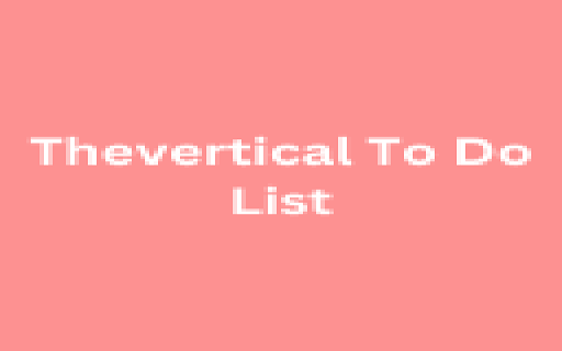 Thevertical To Do List  from Chrome web store to be run with OffiDocs Chromium online