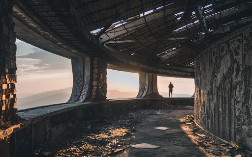 The Wanderer in Ruins  from Chrome web store to be run with OffiDocs Chromium online