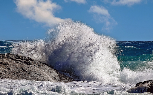 The waves rose high  from Chrome web store to be run with OffiDocs Chromium online