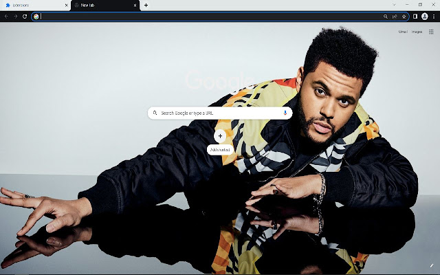The weeknd Browser Theme  from Chrome web store to be run with OffiDocs Chromium online