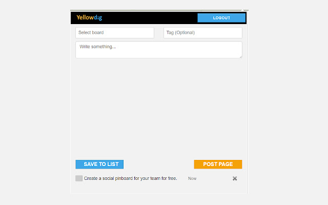 The Yellowdig Extension  from Chrome web store to be run with OffiDocs Chromium online