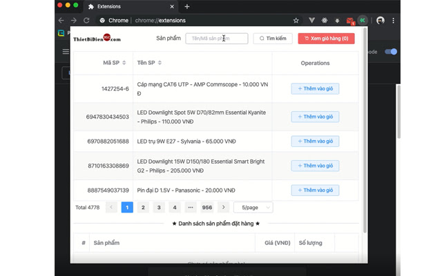 thiet bi dien 360 extension  from Chrome web store to be run with OffiDocs Chromium online