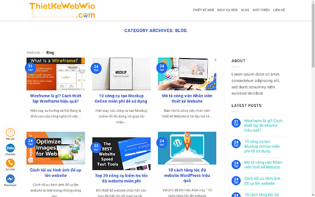 ThietKeWebWIO  from Chrome web store to be run with OffiDocs Chromium online