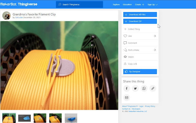 ThingiZIP  from Chrome web store to be run with OffiDocs Chromium online