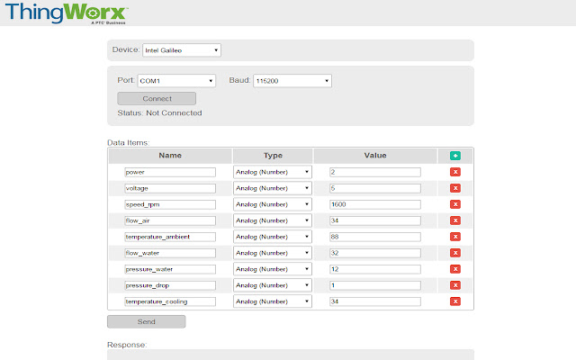 Thingworx Data Injector  from Chrome web store to be run with OffiDocs Chromium online