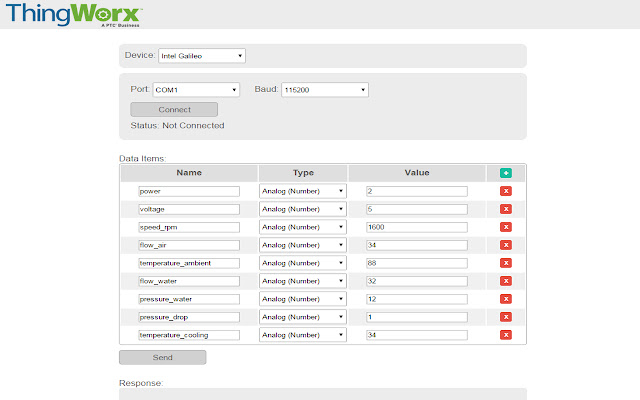 Thingworx Data Injector  from Chrome web store to be run with OffiDocs Chromium online