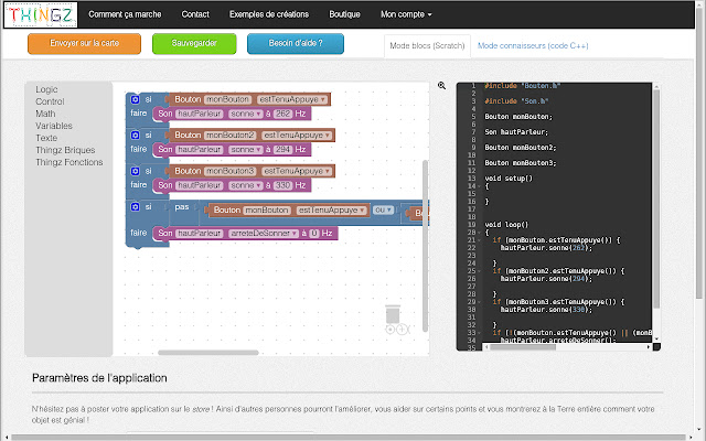 Thingz  from Chrome web store to be run with OffiDocs Chromium online