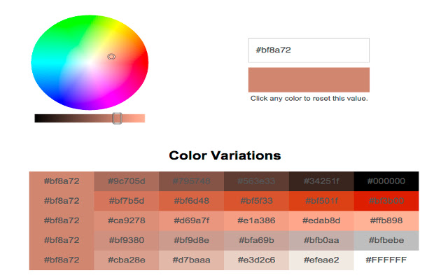 ThinkFaster ColorPicker  from Chrome web store to be run with OffiDocs Chromium online