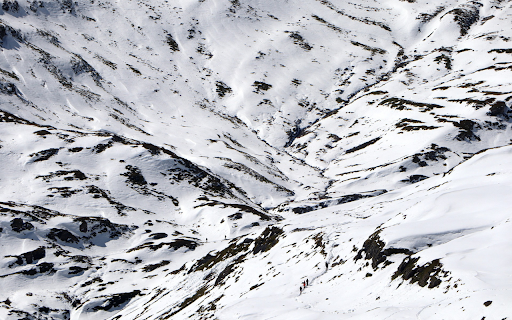 Thin snow covered mountains  from Chrome web store to be run with OffiDocs Chromium online