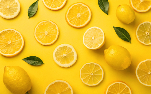 Thin yellow lemon slices  from Chrome web store to be run with OffiDocs Chromium online