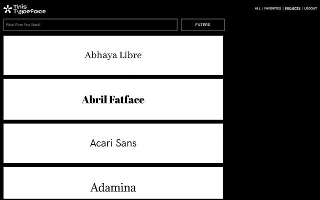 This Typeface  from Chrome web store to be run with OffiDocs Chromium online