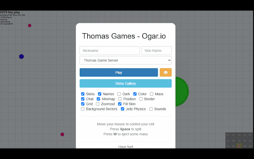 Thomas Games Launcher  from Chrome web store to be run with OffiDocs Chromium online