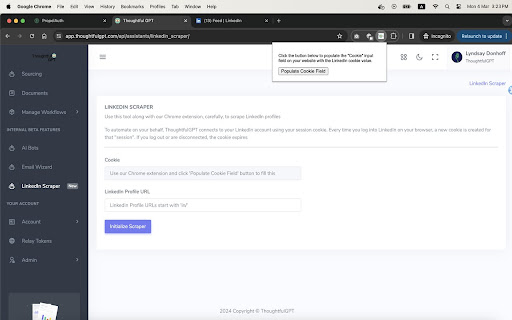 ThoughtfulGPT  from Chrome web store to be run with OffiDocs Chromium online