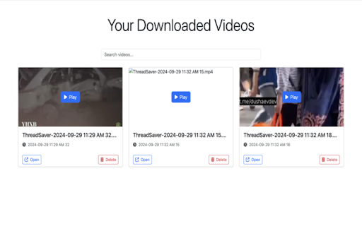 ThreadSaver  from Chrome web store to be run with OffiDocs Chromium online