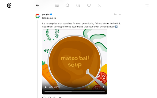 Threads Better Video Player  from Chrome web store to be run with OffiDocs Chromium online