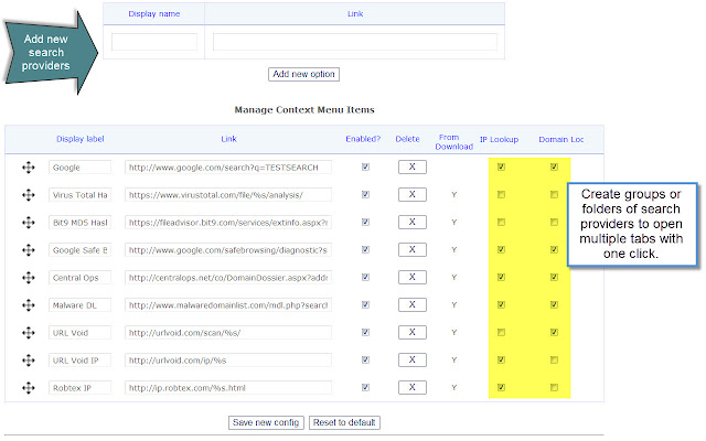 Threat Analytics Search  from Chrome web store to be run with OffiDocs Chromium online