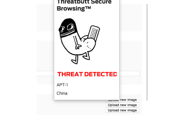 Threatbutt Secure Browsing™  from Chrome web store to be run with OffiDocs Chromium online