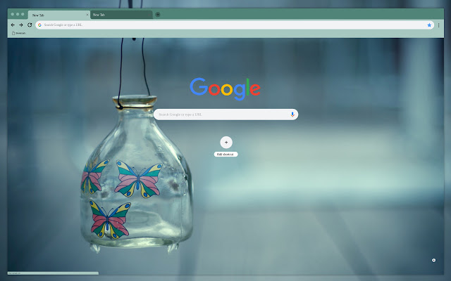 Trzy motyle na słoiku ze sklepu internetowego Chrome do uruchomienia z OffiDocs Chromium online