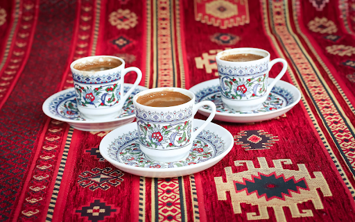 Three cups of coffee  from Chrome web store to be run with OffiDocs Chromium online