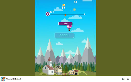 Throw It Higher! Launch the basketball to new heights!  from Chrome web store to be run with OffiDocs Chromium online