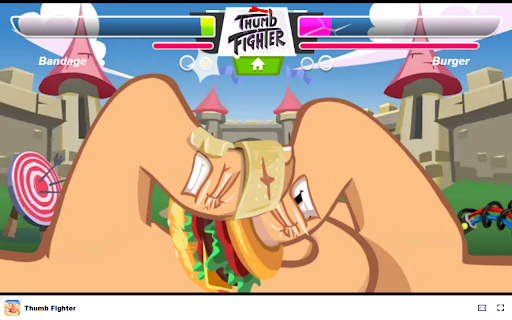 Thumb Fighter Game Engage in hilarious one on one thumb wars!  from Chrome web store to be run with OffiDocs Chromium online