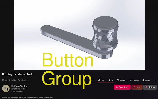 ThumbSee  from Chrome web store to be run with OffiDocs Chromium online