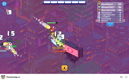 Thunderdogs Game Can you survive and dominate the skies?  from Chrome web store to be run with OffiDocs Chromium online