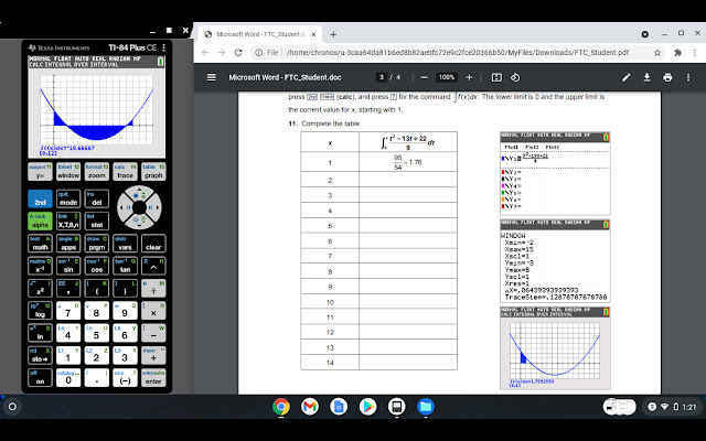 TI 84 Plus CE App for Chrome OS  from Chrome web store to be run with OffiDocs Chromium online