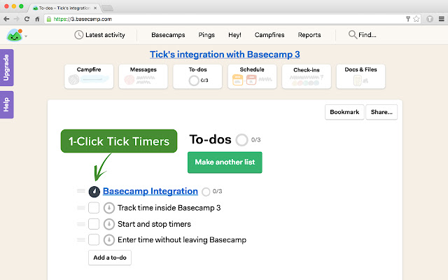 Tick Time Tracking  from Chrome web store to be run with OffiDocs Chromium online