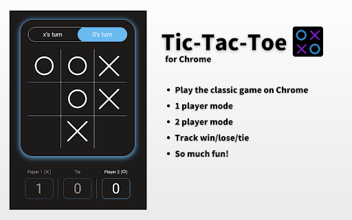 Tic Tac Toe Online  from Chrome web store to be run with OffiDocs Chromium online