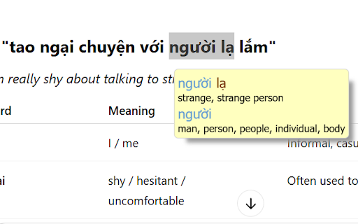 TiengViet: Vietnamese English Dictionary  from Chrome web store to be run with OffiDocs Chromium online