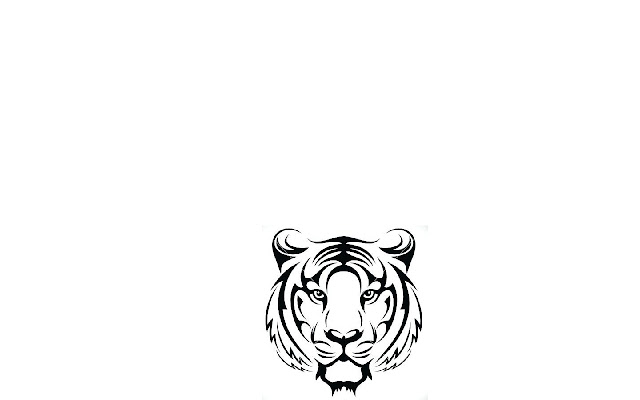 Tiger painted  from Chrome web store to be run with OffiDocs Chromium online