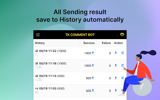 TikCommentBot Auto Comment  Like Bot  from Chrome web store to be run with OffiDocs Chromium online