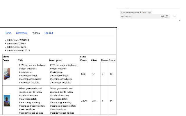 TikCRM  from Chrome web store to be run with OffiDocs Chromium online