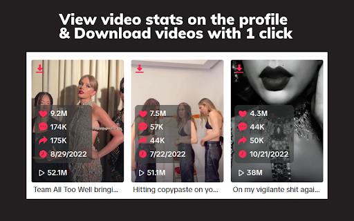TikTok Analytics  Sort Video by Engagement  from Chrome web store to be run with OffiDocs Chromium online