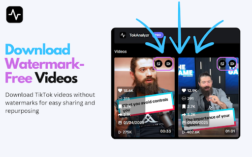 TikTok Analytics Tool – Profile Analyzer  Sorter by TokAnalyzr  from Chrome web store to be run with OffiDocs Chromium online