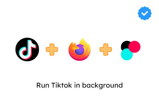 TikTok Background Runner  from Chrome web store to be run with OffiDocs Chromium online