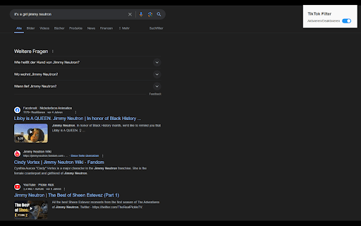 TikTok Block  from Chrome web store to be run with OffiDocs Chromium online