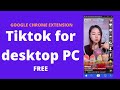 TikTok™ for Desktop  from Chrome web store to be run with OffiDocs Chromium online